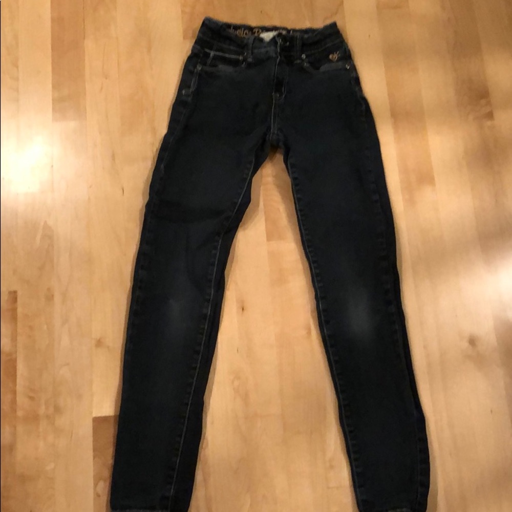 Justice girls dark washed Jegging